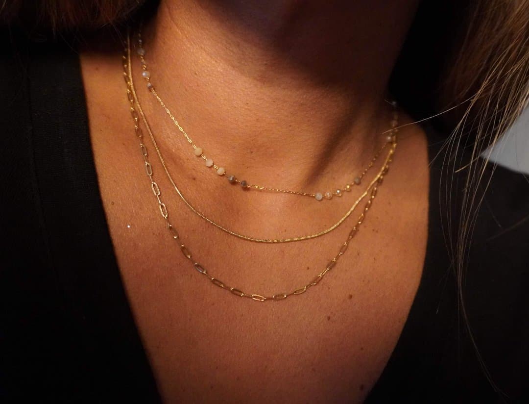 Gold Trio Luxe Necklace
