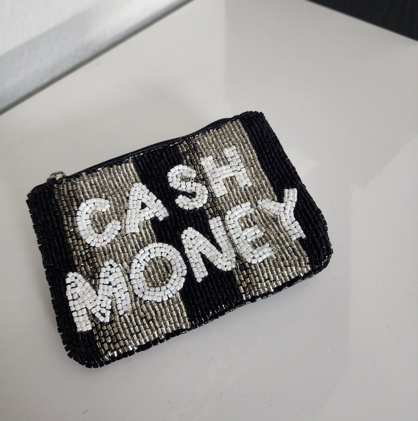Cash Money Beaded Coin Purse
