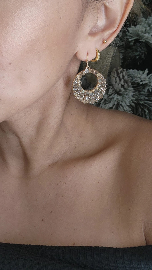 Noah Crystal Statement Earrings